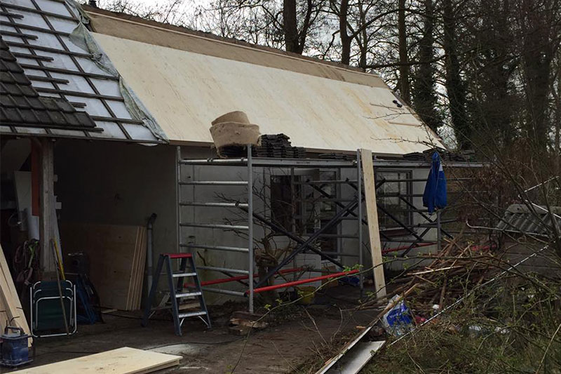 Dakrenovatie woning Soest Van Schaik Bouwbedrijf